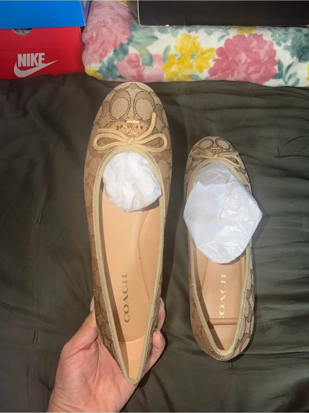 Coach ballet flat